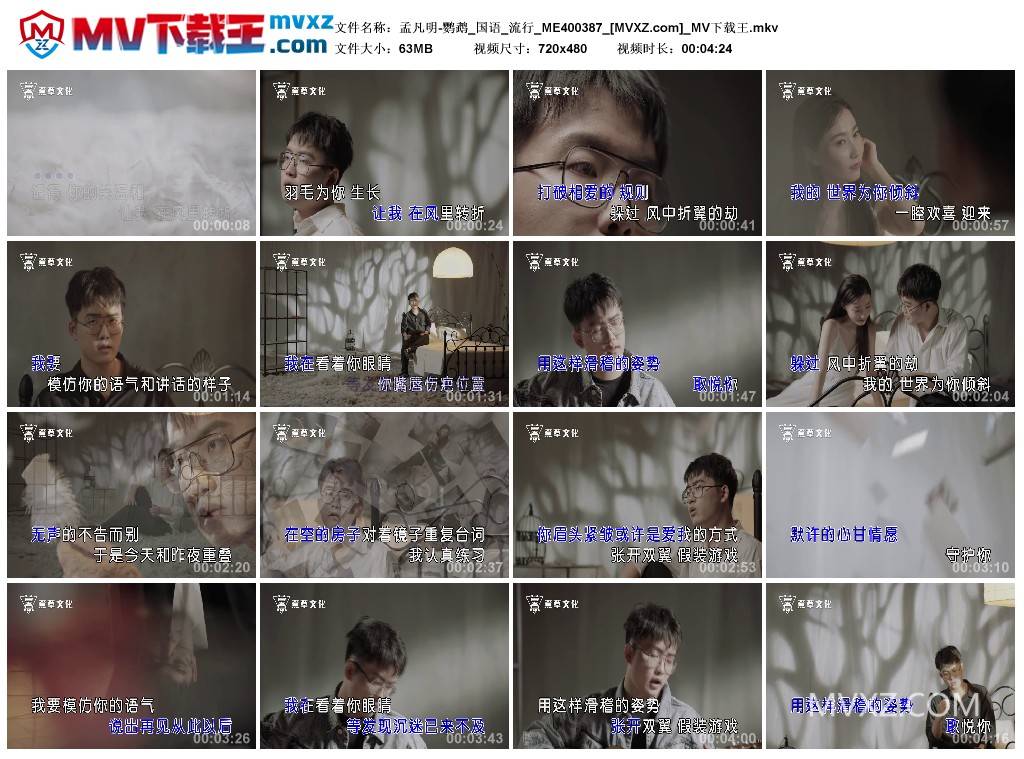 孟凡明-鹦鹉_国语_流行_ME400387